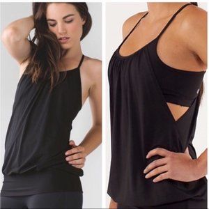 Lululemon No limits Tank All Black Size 4